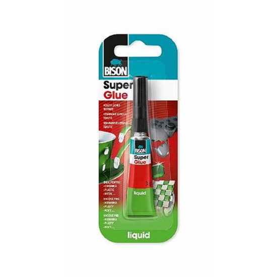 Клей Bison Super Glue Liquid, 3 г Клей Bison Super Glue Liquid, 3 г