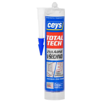 Ceys TOTAL TECH EXPRESS glue, 2in1 sealant, transparent, 290 ml