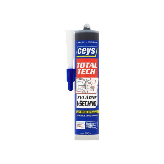 Ceys TOTAL TECH EXPRESS glue, black, 290 ml Ceys TOTAL TECH EXPRESS glue, black, 290 ml