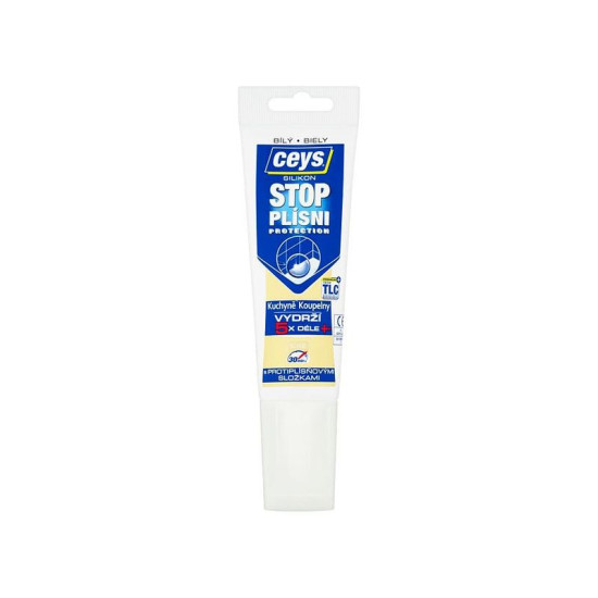 Silicone Ceys Stop vorm, valge, toru 125 ml Silicone Ceys Stop vorm, valge, toru 125 ml