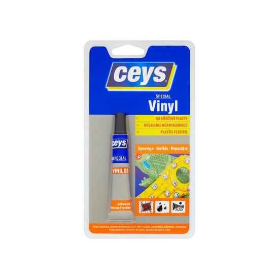 Ceys SPECIAL VINYL glue, for softened plastics, 15 ml Ceys SPECIAL VINYL glue, for softened plastics, 15 ml