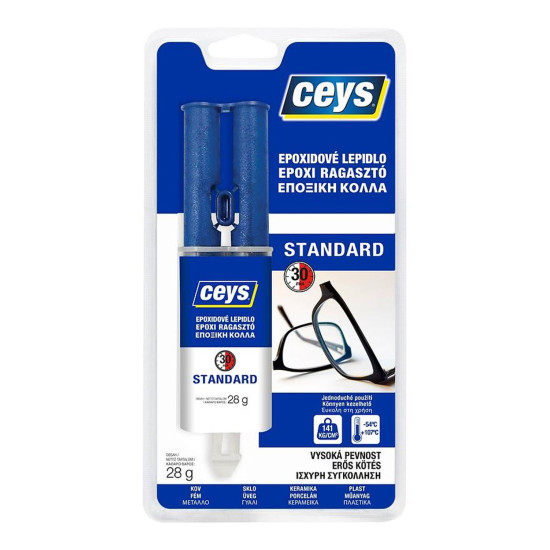 Клей Ceys EPOXICEYS, стандартный, шприц, 28 г Клей Ceys EPOXICEYS, стандартный, шприц, 28 г
