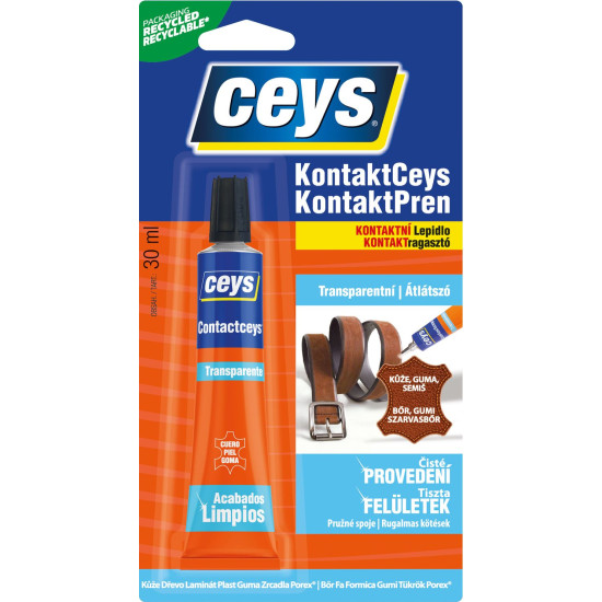 Glue Ceys KONTAKTCEYS transparent, tube, 30 ml