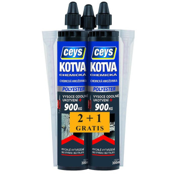 Ceys Chemical anchor Polyester 2+1 FREE