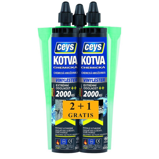 Ceys Chemical anchor Vinylester, 2+1 бесплатно