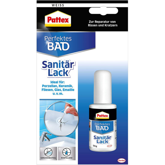 Lacquer Pattex® sanitaarparanduslakk valamutele ja vannidele, 50 g