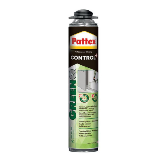 Pattex GreenQ FOAM, PU, EKO vaht, püstol, 750 ml Pattex GreenQ FOAM, PU, EKO vaht, püstol, 750 ml