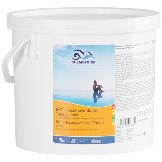 Chemoform 7605 tabletid, 200 g, multifunktsionaalne, aeglaselt lahustuv, pakend. 5 kg Chemoform 7605 tabletid, 200 g, multifunktsionaalne, aeglaselt lahustuv, pakend. 5 kg