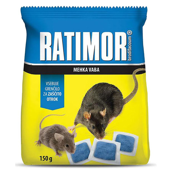 Brodifacoum fresh bait RATIMOR® 120 g, soft Brodifacoum fresh bait RATIMOR® 120 g, soft