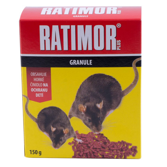 RATIMOR® sööt 150 g, hiirtele ja rottidele, graanulid
