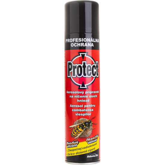 PROTECT pihusti, aerosool, herilasepesa hävitamiseks, 400 ml PROTECT pihusti, aerosool, herilasepesa hävitamiseks, 400 ml