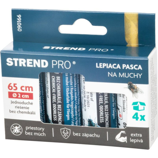 Fly Trap Strend Pro, for flies, sticky strip, pack of 4 pcs