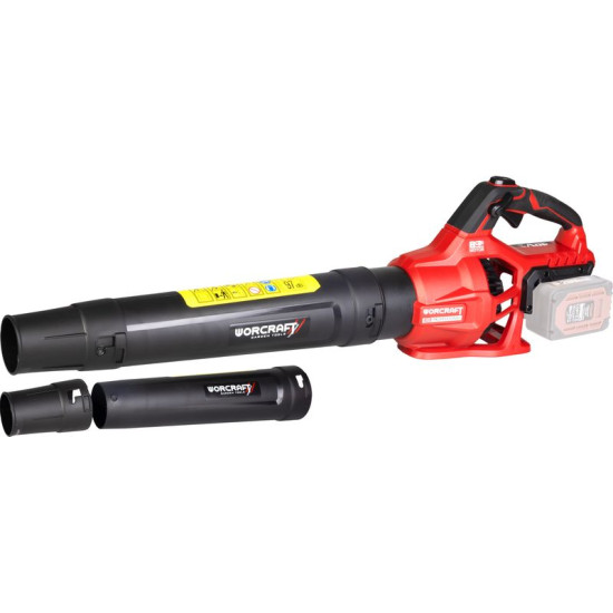 Blower Worcraft CLB-S40LiBA ShareSYS, 2x20V Li-ion, 202 km/h, leaf-free, brushless Blower Worcraft CLB-S40LiBA ShareSYS, 2x20V Li-ion, 202 km/h, leaf-free, brushless