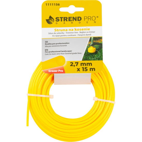 Леска для триммера Grazer Pro 2,7 мм, L-15 м, круглая
