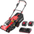 Worcraft CLM-S40LiBH ShareSYS, 2x20V Li-Ion, 430 mm, 50 lit., harjadeta, SET 2x4.0 Ah aku + kiirlaadija