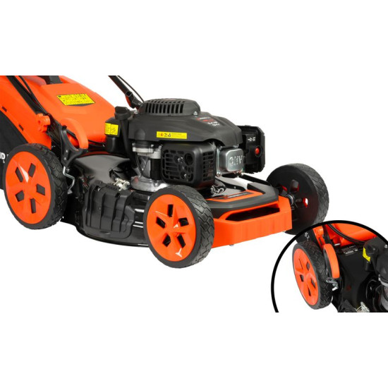 Strend Pro QL51PD-196 lawn mower, petrol, 4.0 kW, 51 cm cutting width, with ride-on, LONCIN Strend Pro QL51PD-196 lawn mower, petrol, 4.0 kW, 51 cm cutting width, with ride-on, LONCIN