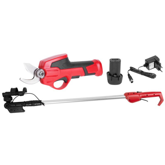 SET Strend Pro Garden Shears 7.2V, garden, battery-powered, 111216 + telescopic pole 111248