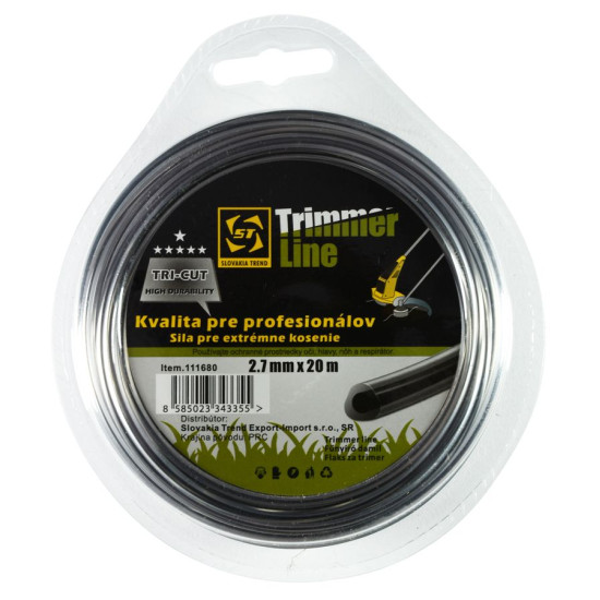 Trimmeri nöör 3,0mm L-15m Strend Pro, kolmnurkne Trimmeri nöör 3,0mm L-15m Strend Pro, kolmnurkne