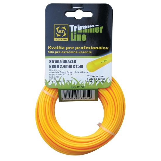 Trimmeri nöör muruniidukitele 1,3mm, 15m, Strend Pro, ümmargune, professionaalne Trimmeri nöör muruniidukitele 1,3mm, 15m, Strend Pro, ümmargune, professionaalne