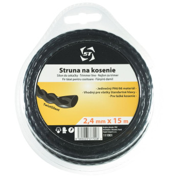 Trimmer Line 2,0 mm L-15m Strend Pro, twist silent, nylon, professional