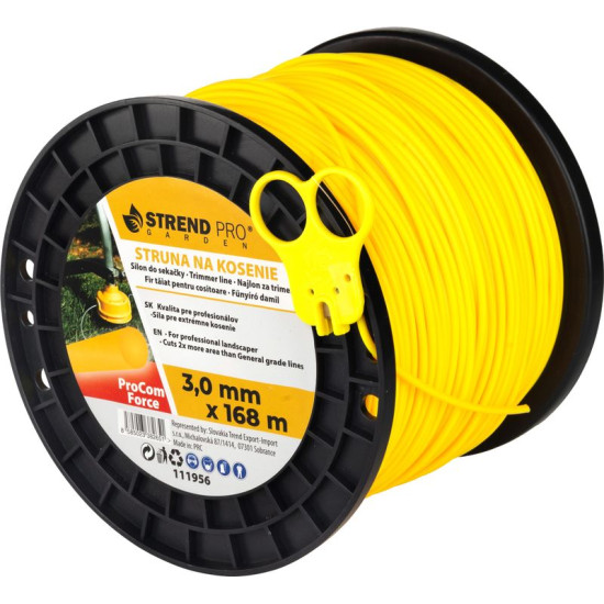 Trimmer line 3,00mm L-168m Strend Pro, round, professional