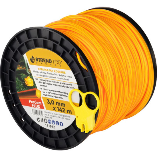 Trimmer line 3,00mm L-153m Strend Pro, hexagonal, professional Trimmer line 3,00mm L-153m Strend Pro, hexagonal, professional