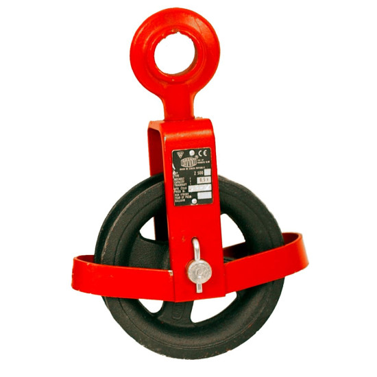 Eye Pulley 0,5 ton Brano, with protector
