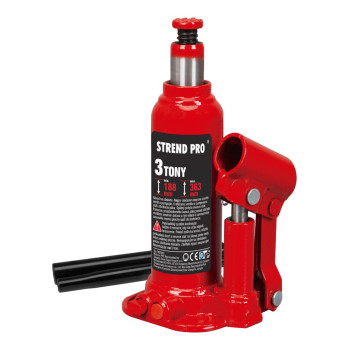 Hydraulic bottle jack 3 ton (in PVC box)