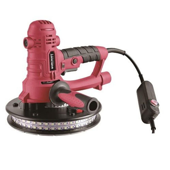 Drywall sander Worcraft DS08-190, 800W, 190 mm, with a bag, LED light Drywall sander Worcraft DS08-190, 800W, 190 mm, with a bag, LED light