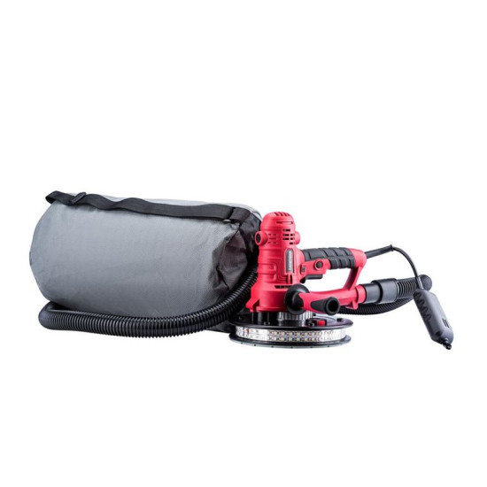 Drywall sander Worcraft DS08-190, 800W, 190 mm, with a bag, LED light Drywall sander Worcraft DS08-190, 800W, 190 mm, with a bag, LED light