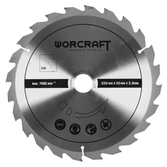 Tile cutter Worcraft TS-2000A, 2000W, 250x30x24T, 240V, IPX0, table, 2 free reels