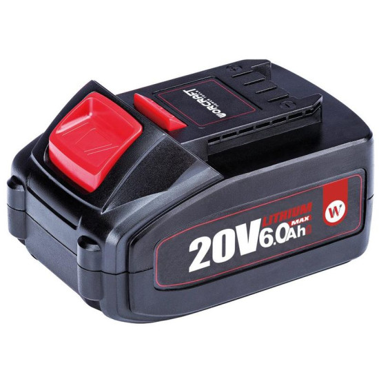 Worcraft CLB-20V-6.0HC ShareSYS 6000 mAh aku, S20Li, kiirlaadimine Worcraft CLB-20V-6.0HC ShareSYS 6000 mAh aku, S20Li, kiirlaadimine