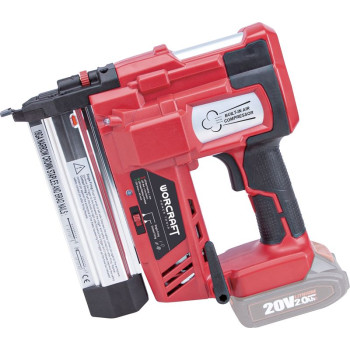 Worcraft CNS-S20LiH ShareSYS Stapler, 20V Li-Ion, Controlled, LED Light, U-Staples + T Nails