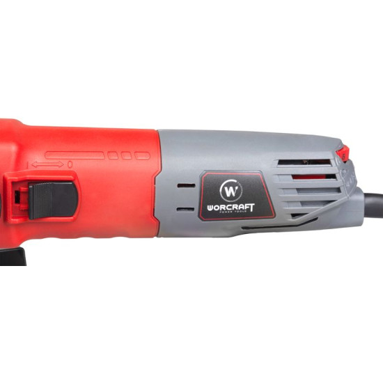 Grinder Worcraft AG08-125S, 820W, 125 mm, M14, angled, with speed control Grinder Worcraft AG08-125S, 820W, 125 mm, M14, angled, with speed control