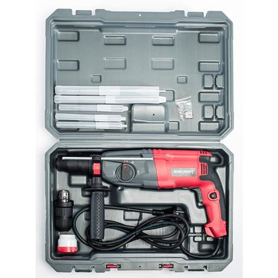 Pöördvasar Worcraft RH09-26C, 820W, SDS+, QuickHD, vahetatav pea
