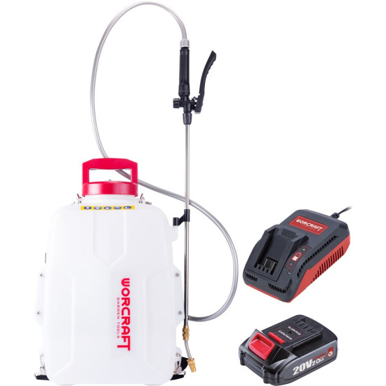 Set Worcraft WSET-12, S20Li, ShareSYS, sprayer, 1x battery 2.0 Ah, 1x charger