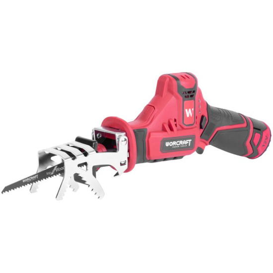 Saw Worcraft CSS-12Li, 12V, 2x 2.0Ah Li-Ion, tail