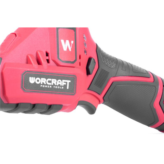 Saw Worcraft CSS-12Li, 12V, 2x 2.0Ah Li-Ion, tail