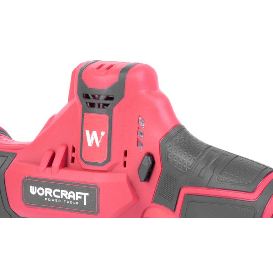 Saw Worcraft CSS-12Li, 12V, 2x 2.0Ah Li-Ion, tail