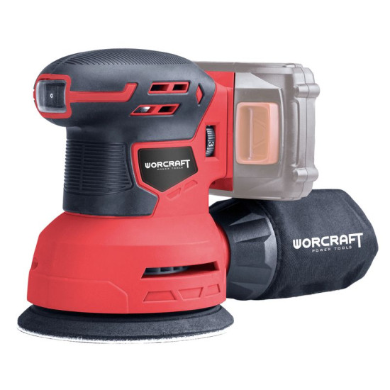 Шлифовальная машина Workcraft CRS-S20Li ShareSYS, 125 мм, эксцентриковая, литий-ионная батарея 20 В