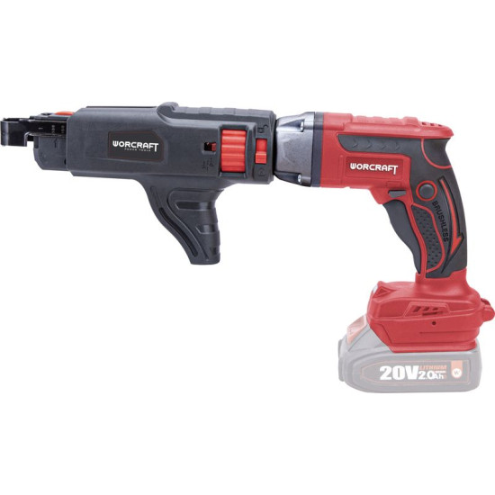 Screwdriver Worcraft CDIS-S20LiB ShareSYS, для гипсокартона, 20V, Li-ion, бесщеточный