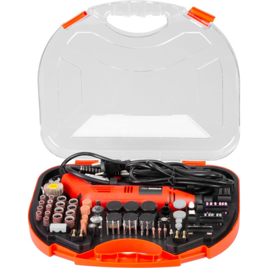 Strend Pro veski, mini, otse, puurimine ja lihvimine, 130 W, koos tarvikutega