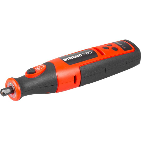 Strend Pro grinder, mini, direct, drilling and grinding, 8 V, 1500 mAh, with accessories Strend Pro grinder, mini, direct, drilling and grinding, 8 V, 1500 mAh, with accessories