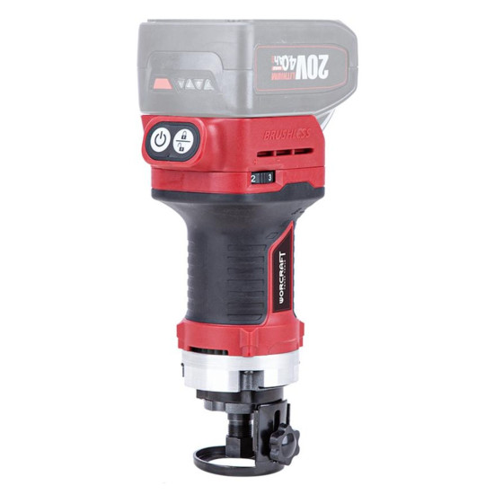 Фреза Worcraft CER-S20LiB ShareSYS, верхняя, 20В Li-ion