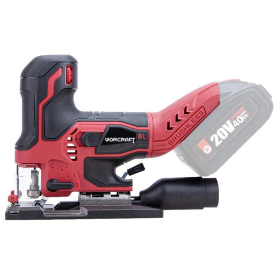 Лобзик Worcraft CJS-S20LiB, 20В, Li-ion, бесщеточный Лобзик Worcraft CJS-S20LiB, 20В, Li-ion, бесщеточный