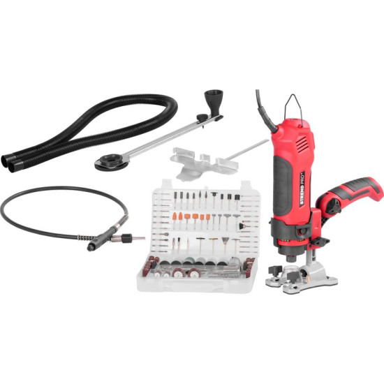 Strend Pro milling cutter, 550W, multifunctional, set of 287 pcs., multifunctional tool