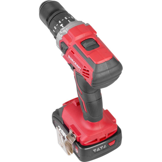 Шуруповерт Worcraft CHD-S20LiWB ShareSYS, 20 В, 2x Li-ion 1,5 Ач, безуглеродный, КОМПЛЕКТ в футляре