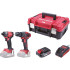 SET WORCRACT XCCUBE030 Toolbox Shaesss, Talker 260 нм, отвертка 50 нм, 1x 2,0 AH Батарея, 1x быстрое зарядное устройство