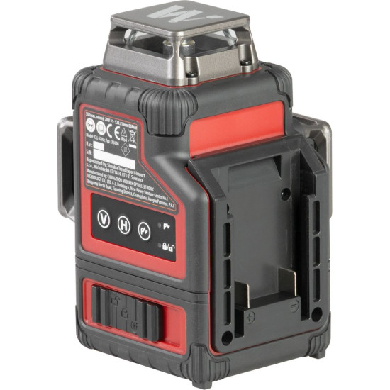 Laser Worcraft XCUBE026 ShareSYS Toolbox, 3x3D Green Beam, без батареи