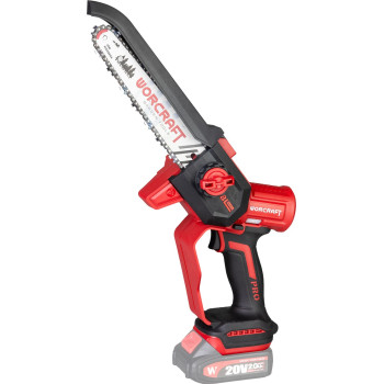 Worcraft CHS-S20LiBD ShareSYS пила, бесщеточная, 20V литий-ион, 8" цепь, мини-цепь